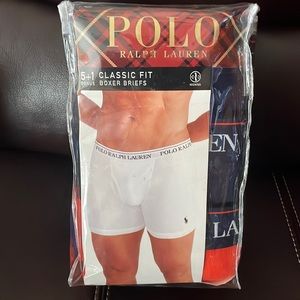 6 Pairs XL Classic Fit Polo Ralph Lauren Boxer Briefs